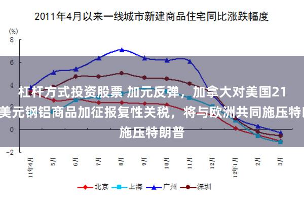 杠杆方式投资股票 加元反弹，加拿大对美国210亿美元钢铝商品加征报复性关税，将与欧洲共同施压特朗普