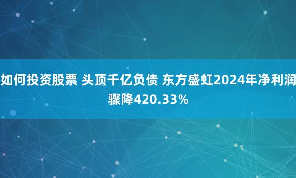 如何投资股票 头顶千亿负债 东方盛虹2024年净利润骤降420.33%