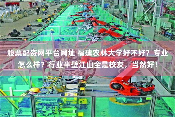 股票配资网平台网址 福建农林大学好不好？专业怎么样？行业半壁江山全是校友，当然好！